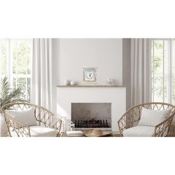 Rustic Shelf Clock (Quiet) for Living Room Mantel, Table, Or Desk 9" X 7" - Picture 2 of 5